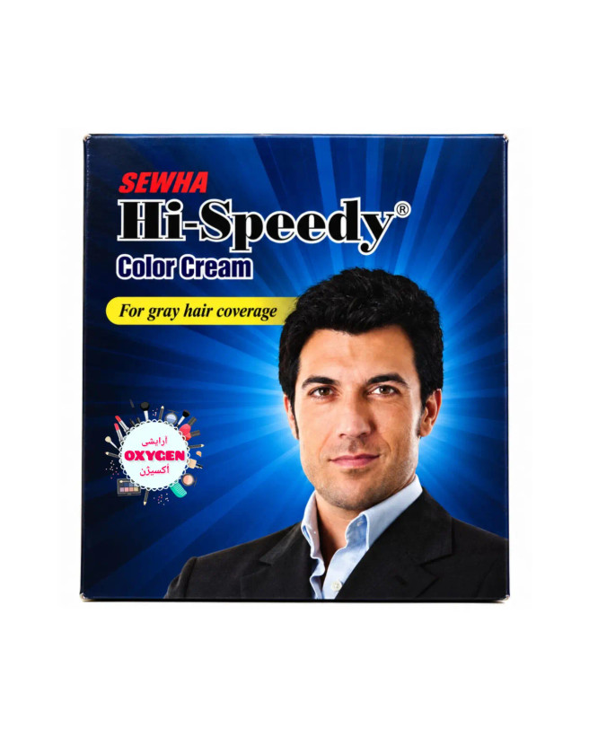 رنگ موی فوری آقایان های اسپیدی Hi Speedy بدون امونیاک