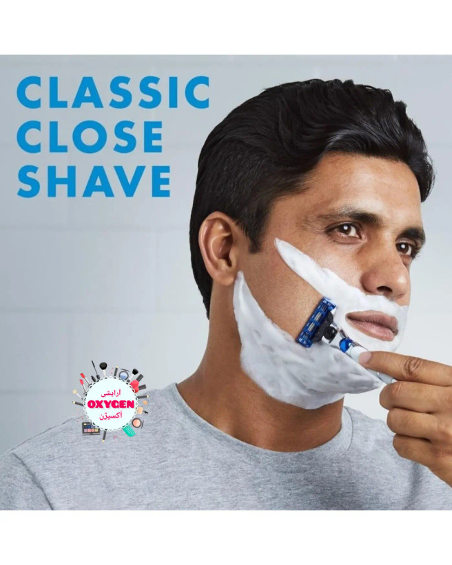 خودتراش ۳ لبه مردانه ژیلت مدل مچتری توربو به همراه یک یدک
