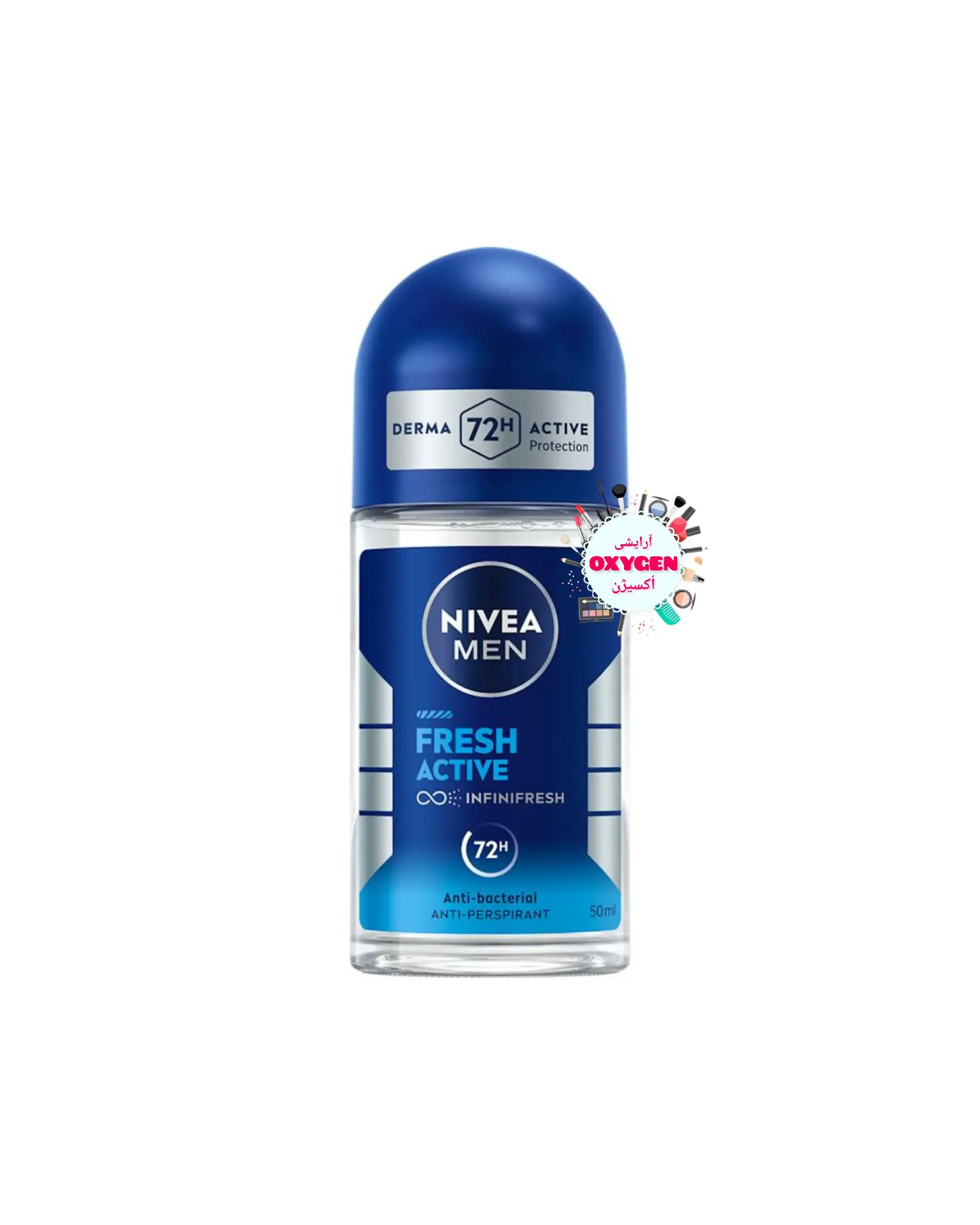 مام رول ( دئودورانت )  ضدتعریق مردانه نیوآ مدل Fresh Active  فرش اکتیو