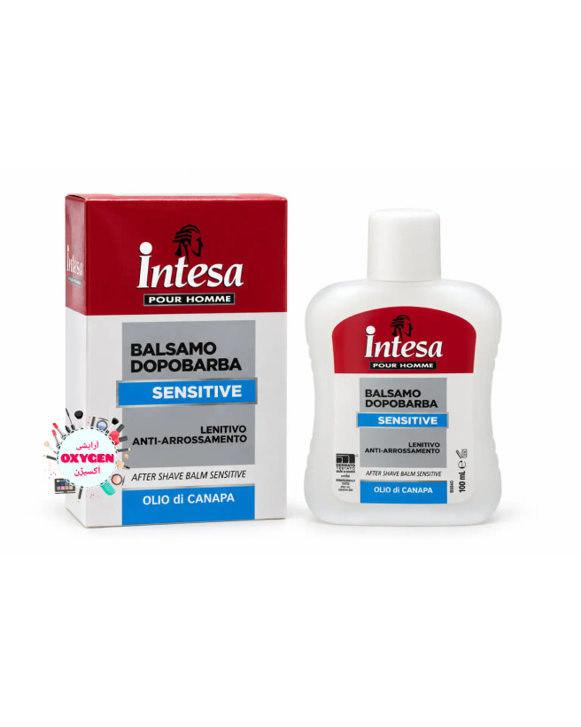 بالم افترشیو اینتسا مدل سنسیتیو Sensitive حاوی آلوئهورا و روغن شاهدانه ۱۰۰ میلیلیتر